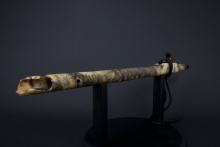 Buckeye Burl Native American Flute, Minor, Mid A-4, #E18G